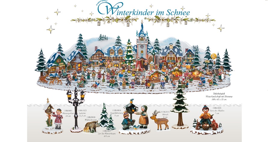 Hubrig Winterkinder Schneefeger, Winterkinder, Weihnacht / Winter